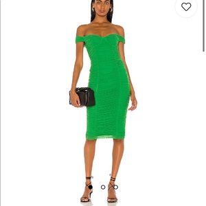 Majorelle tabitha midi dress Kelly green